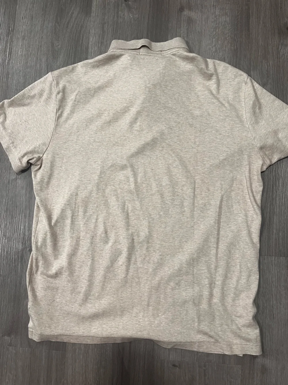 Ralph Lauren Heather Gray Polo with Embroidered Pony